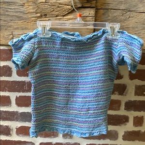 Off-the-shoulder Crop Top